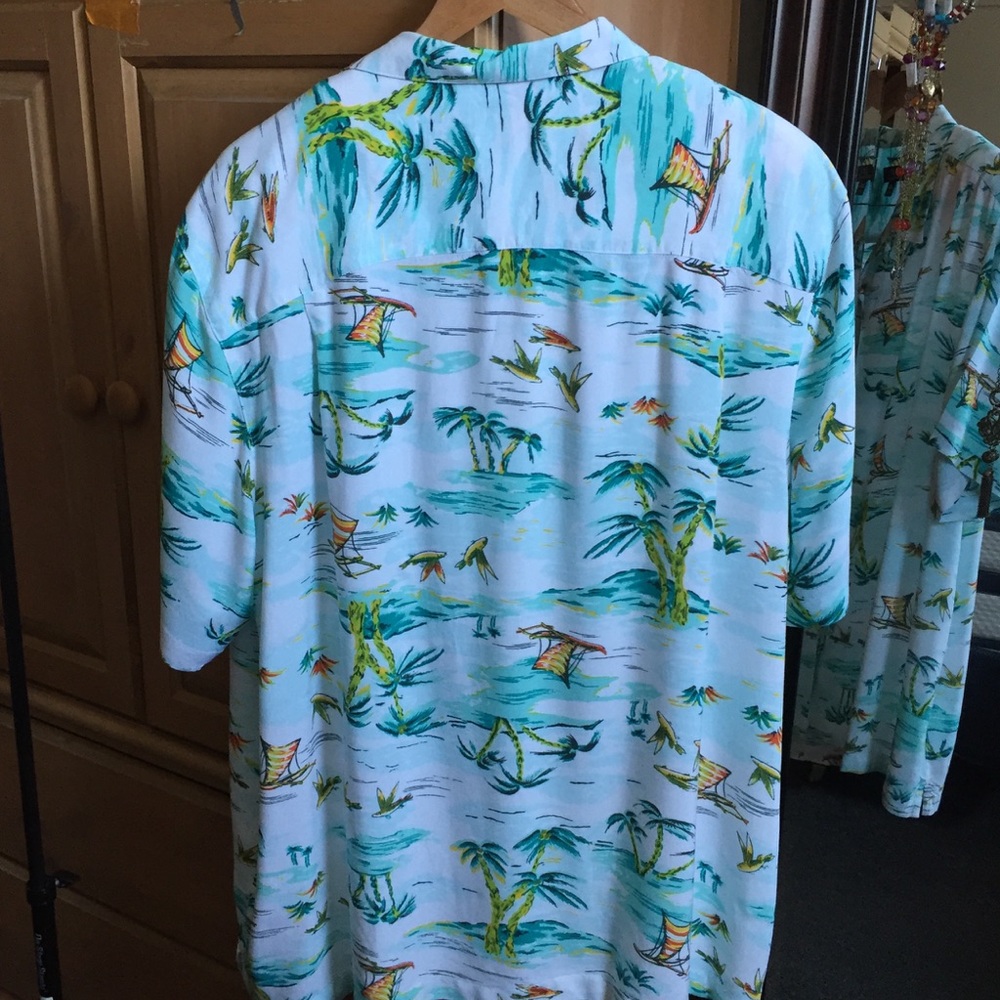 George bottom down Summer Shirt Sz 2XL 50-52 NWOT